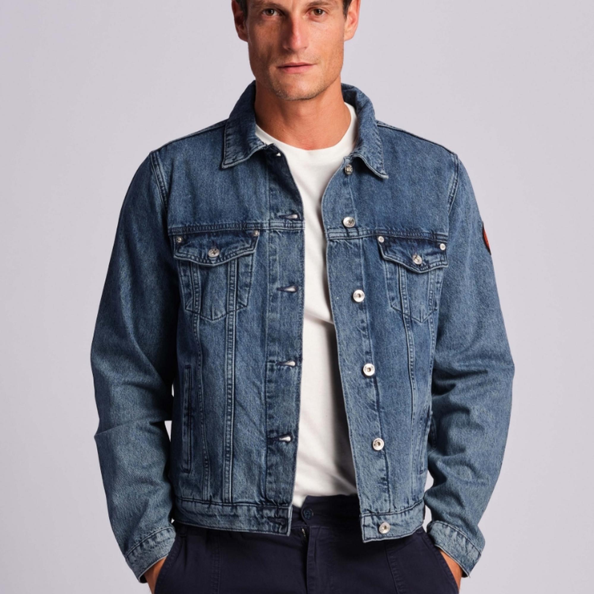 Mavi Erkek Kot Ceket