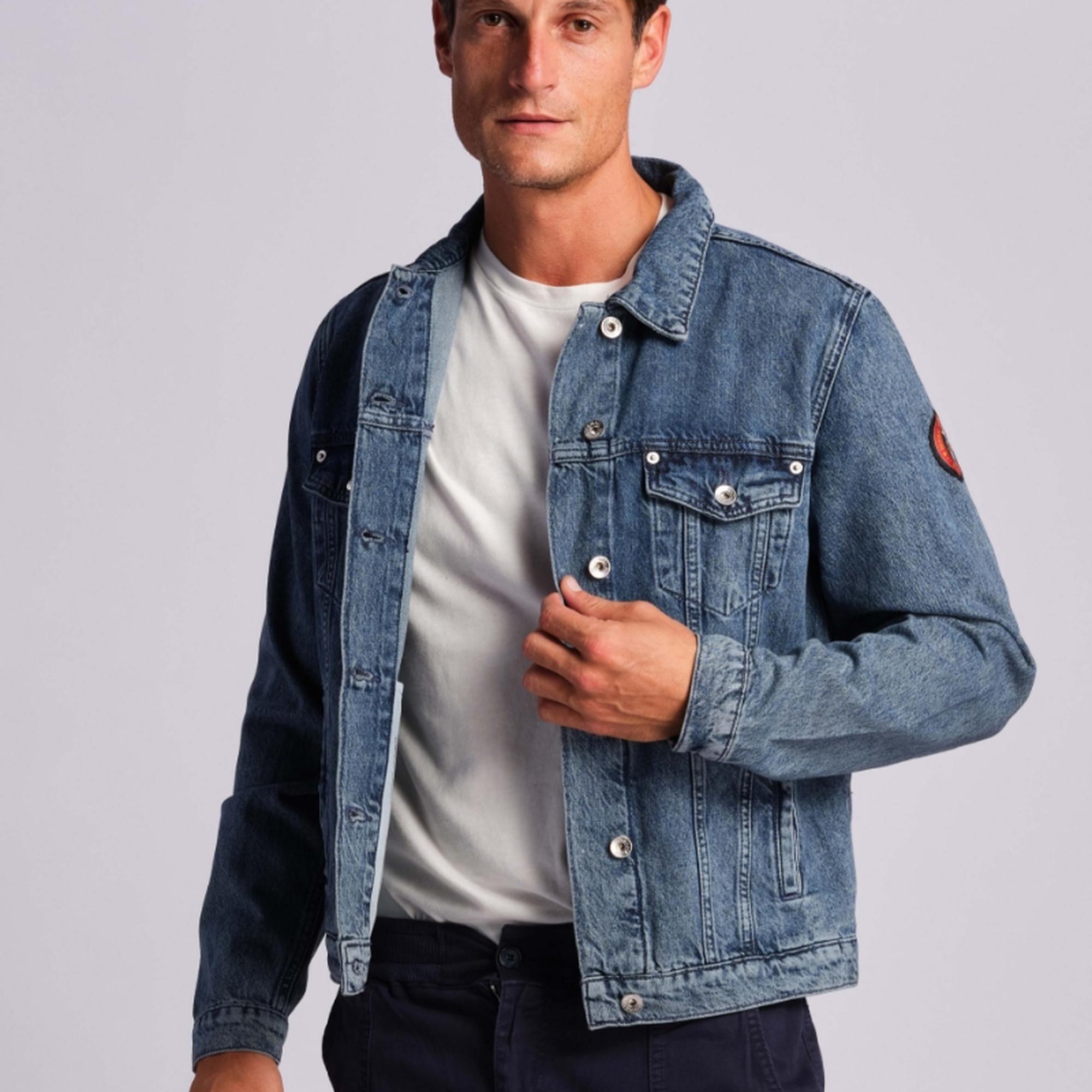 Mavi Erkek Kot Ceket