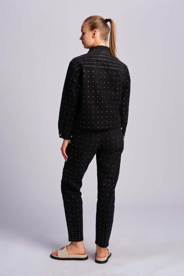  Siyah Kadın Kot Pantolon