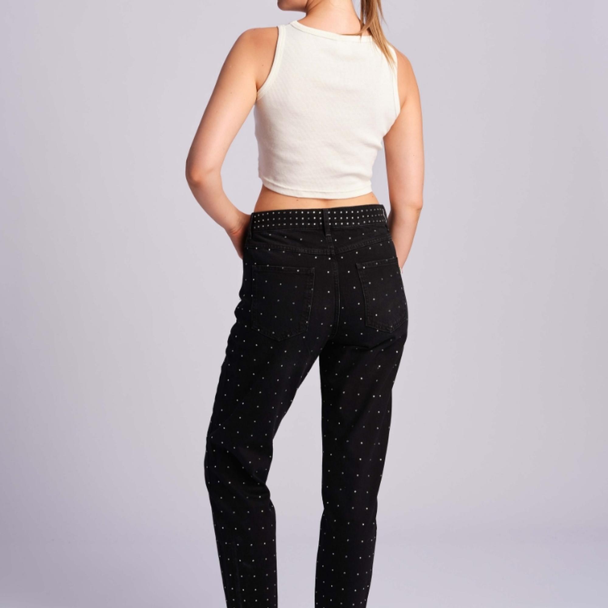 Siyah Kadın Kot Pantolon