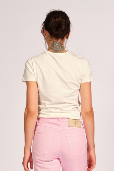  Kırık Beyaz Kadın Tişört