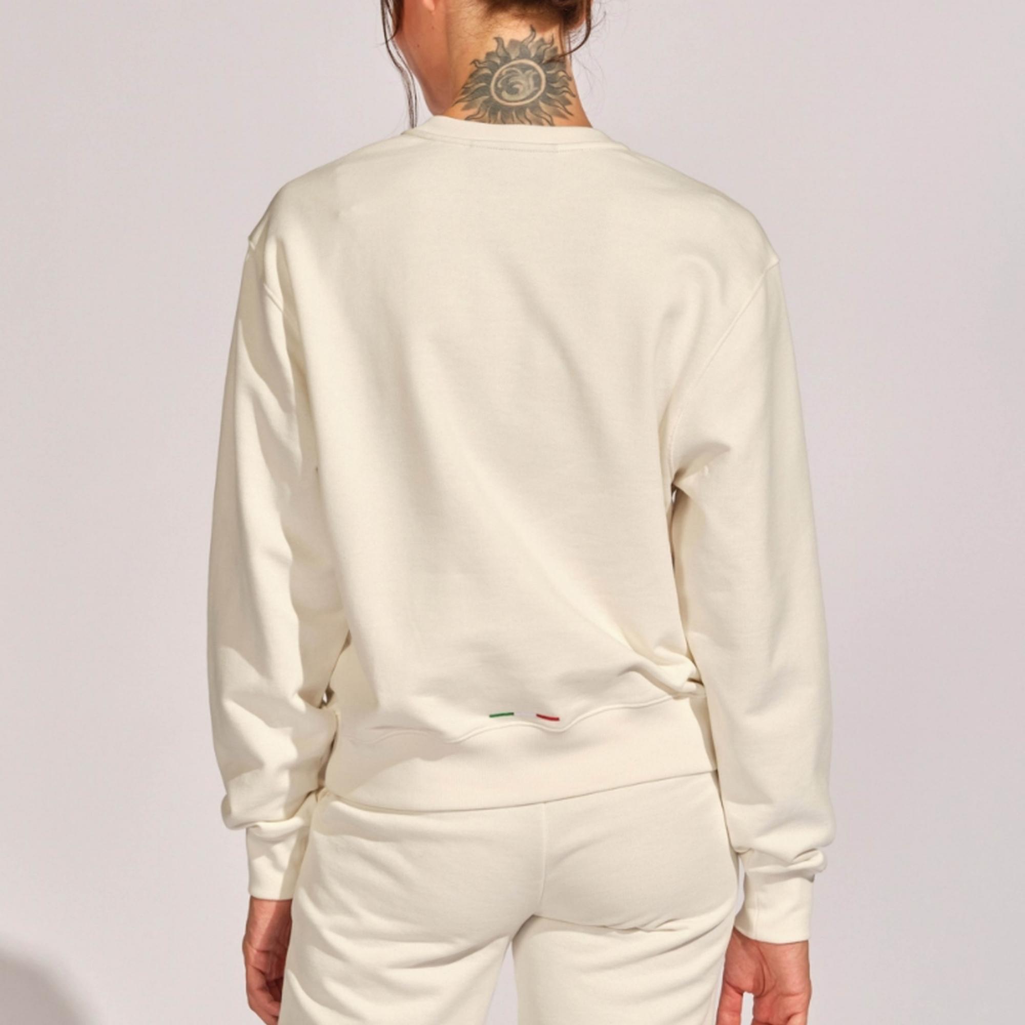 Kırık Beyaz Kadın Sweatshirt