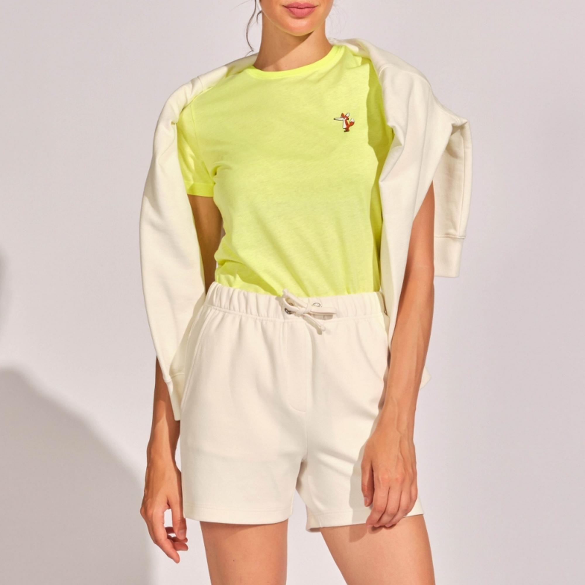 Kırık Beyaz Kadın Şort