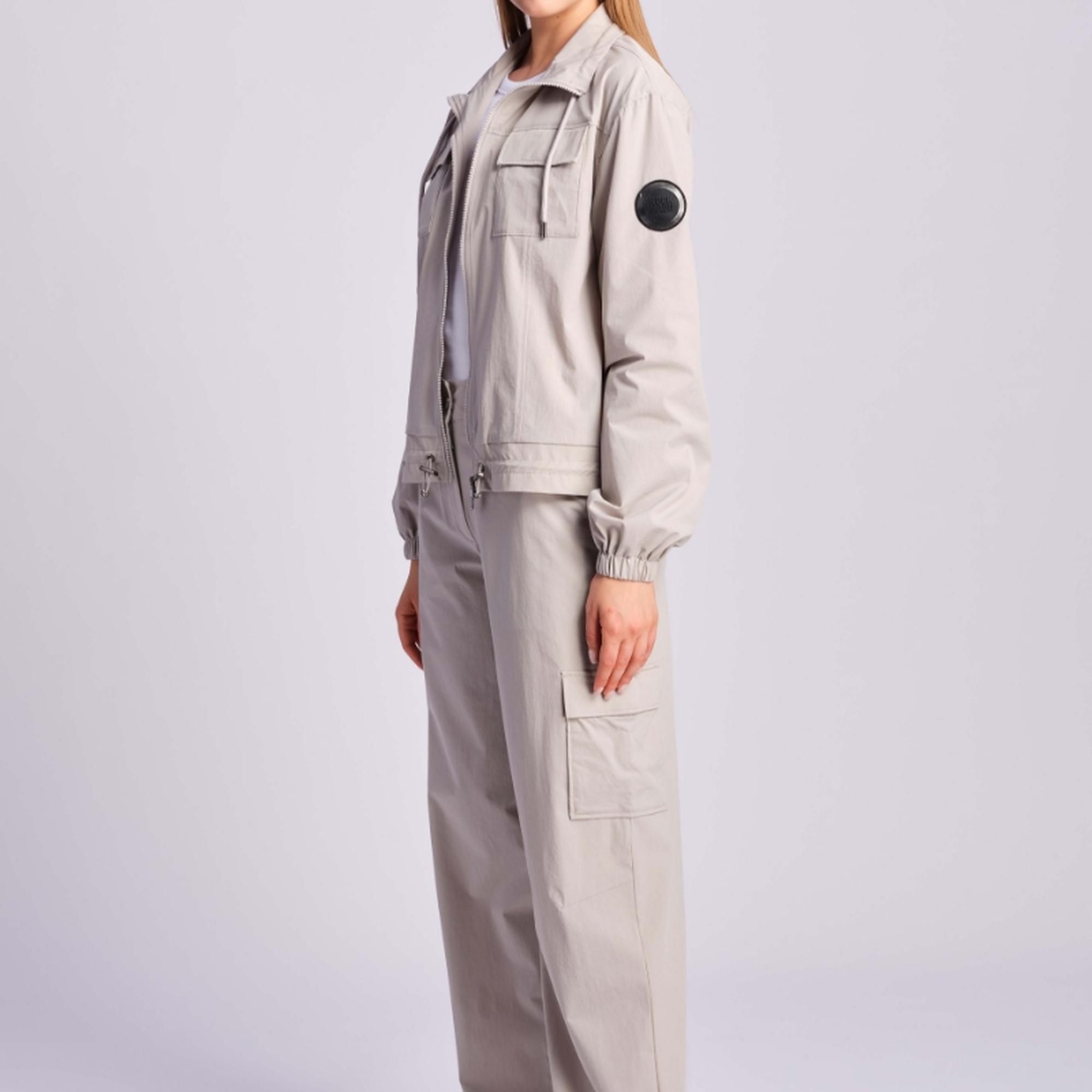 Gri Kadın Kargo Pantolon