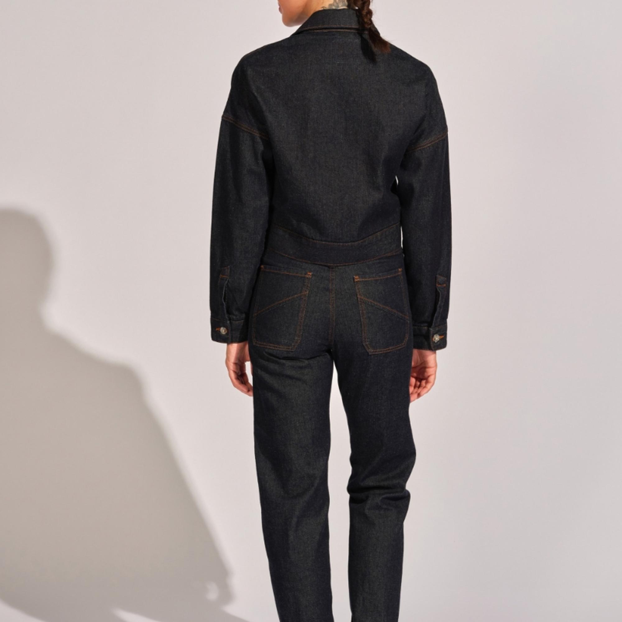 Lacivert Kadın Kot Pantolon