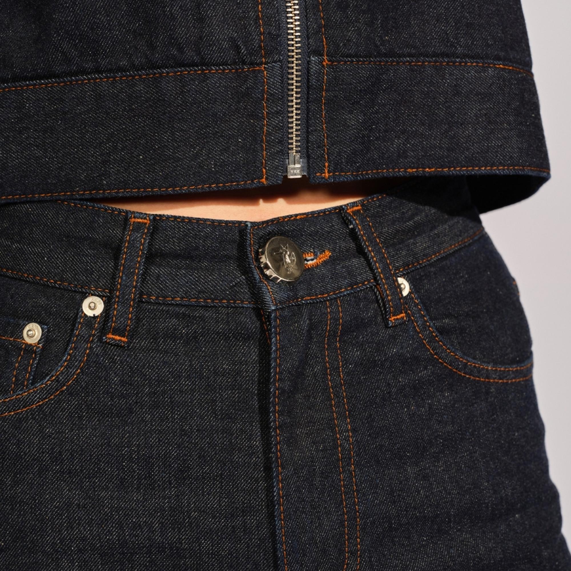 Lacivert Kadın Kot Pantolon