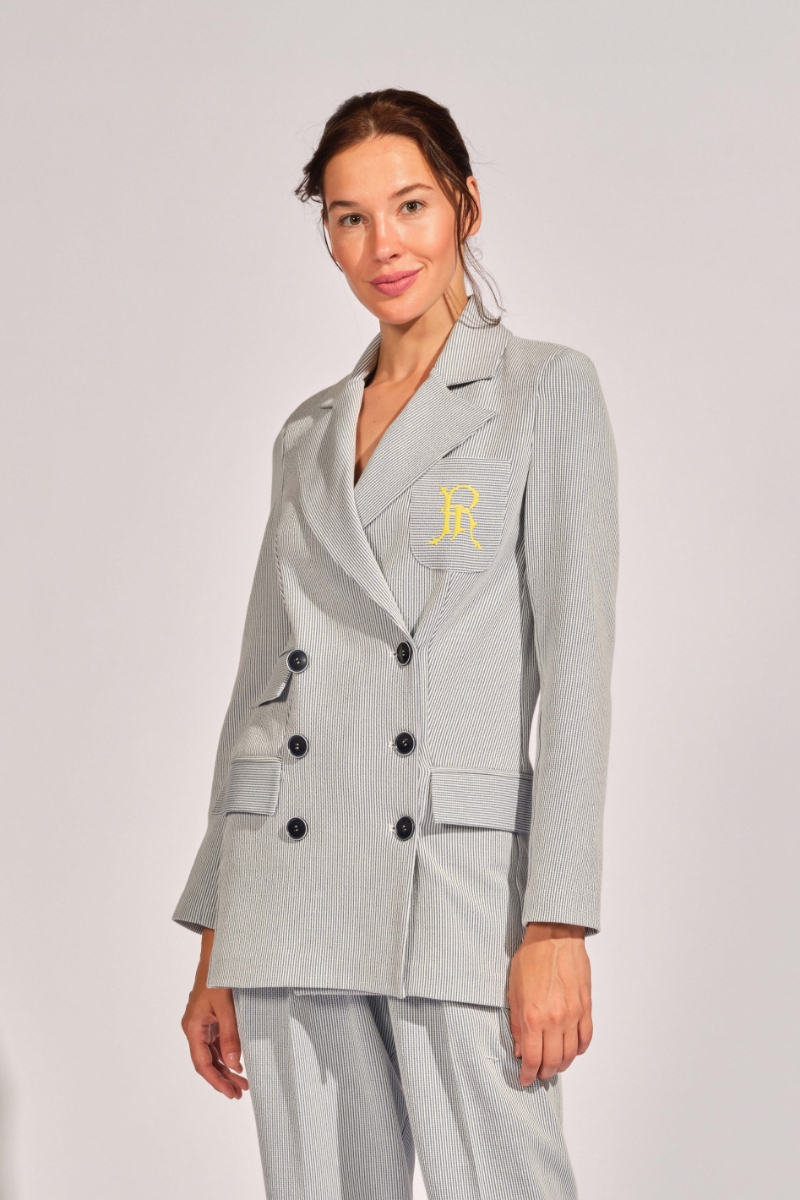  Koyu Mavi Kadın Ceket