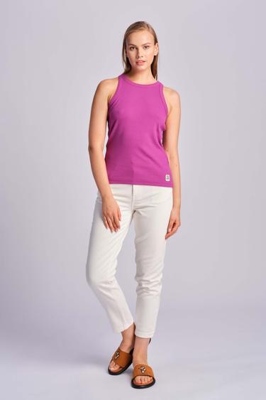  Beyaz Kadın Kot Pantolon