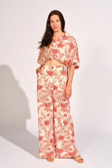  Kiremit Rengi Kadın Pantolon