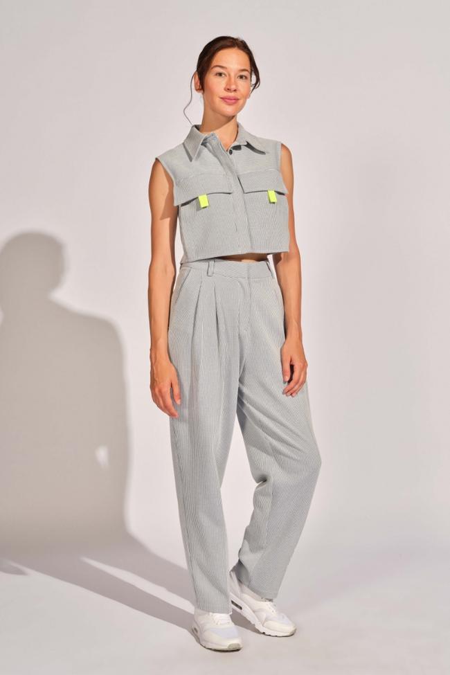  Koyu Mavi Kadın Pantolon