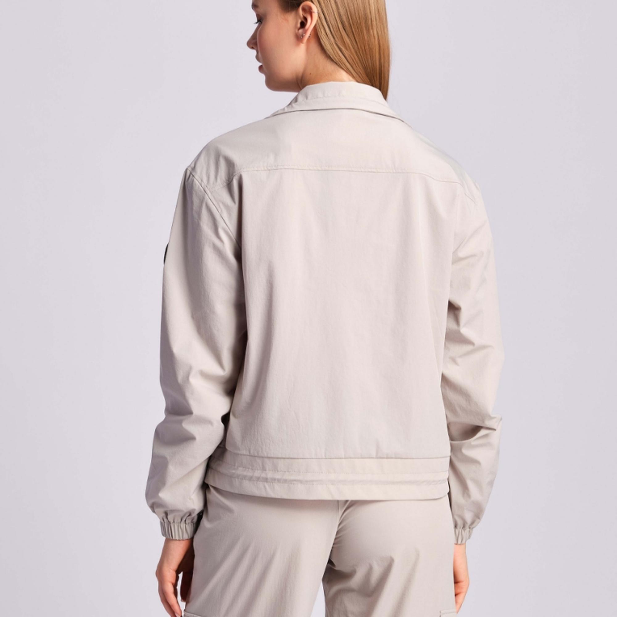 Gri Kadın Yağmurluk