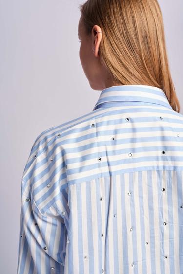  Açık Mavi Kadın Gömlek