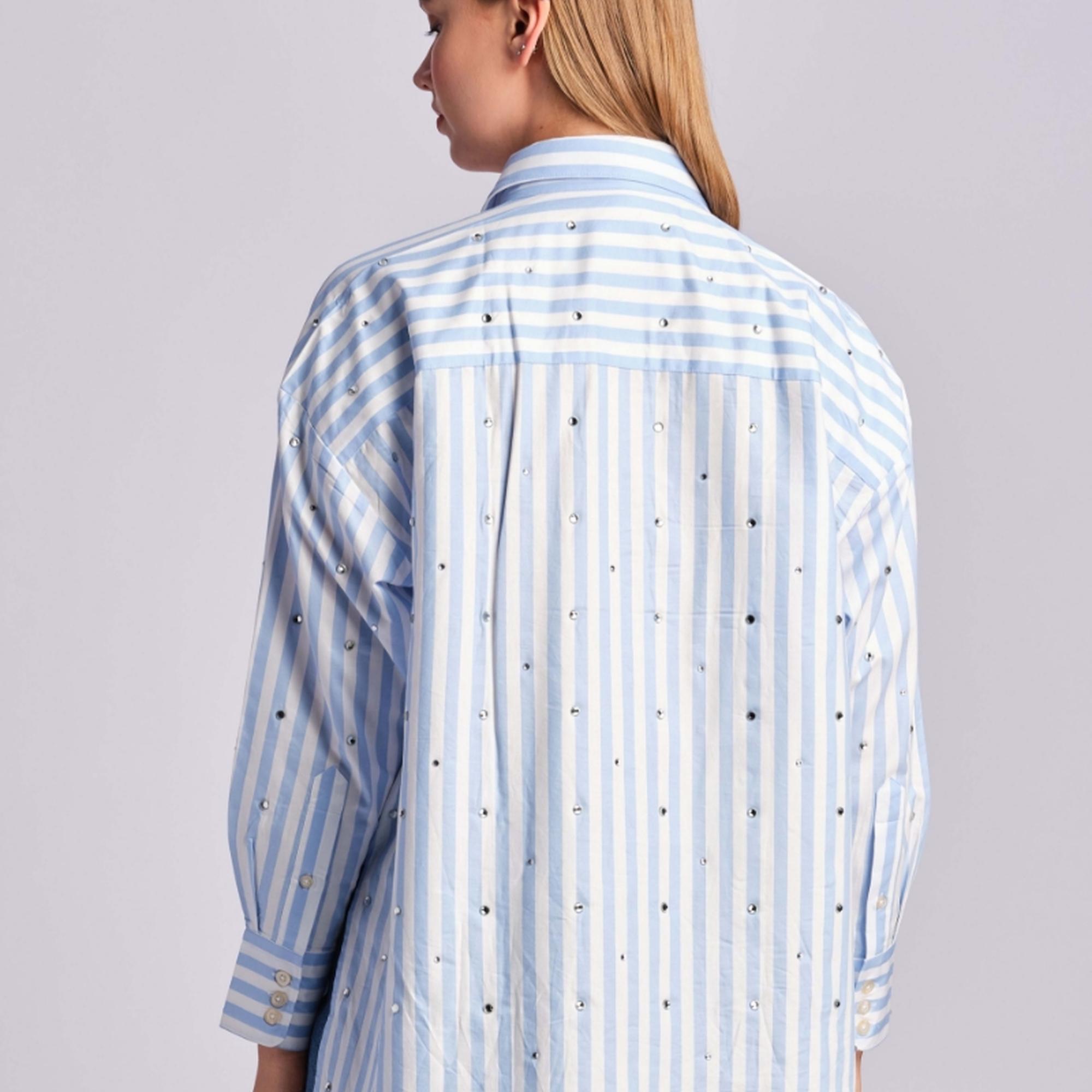 Açık Mavi Kadın Gömlek