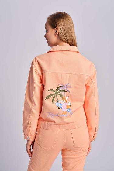  Somon Kadın Kot Ceket