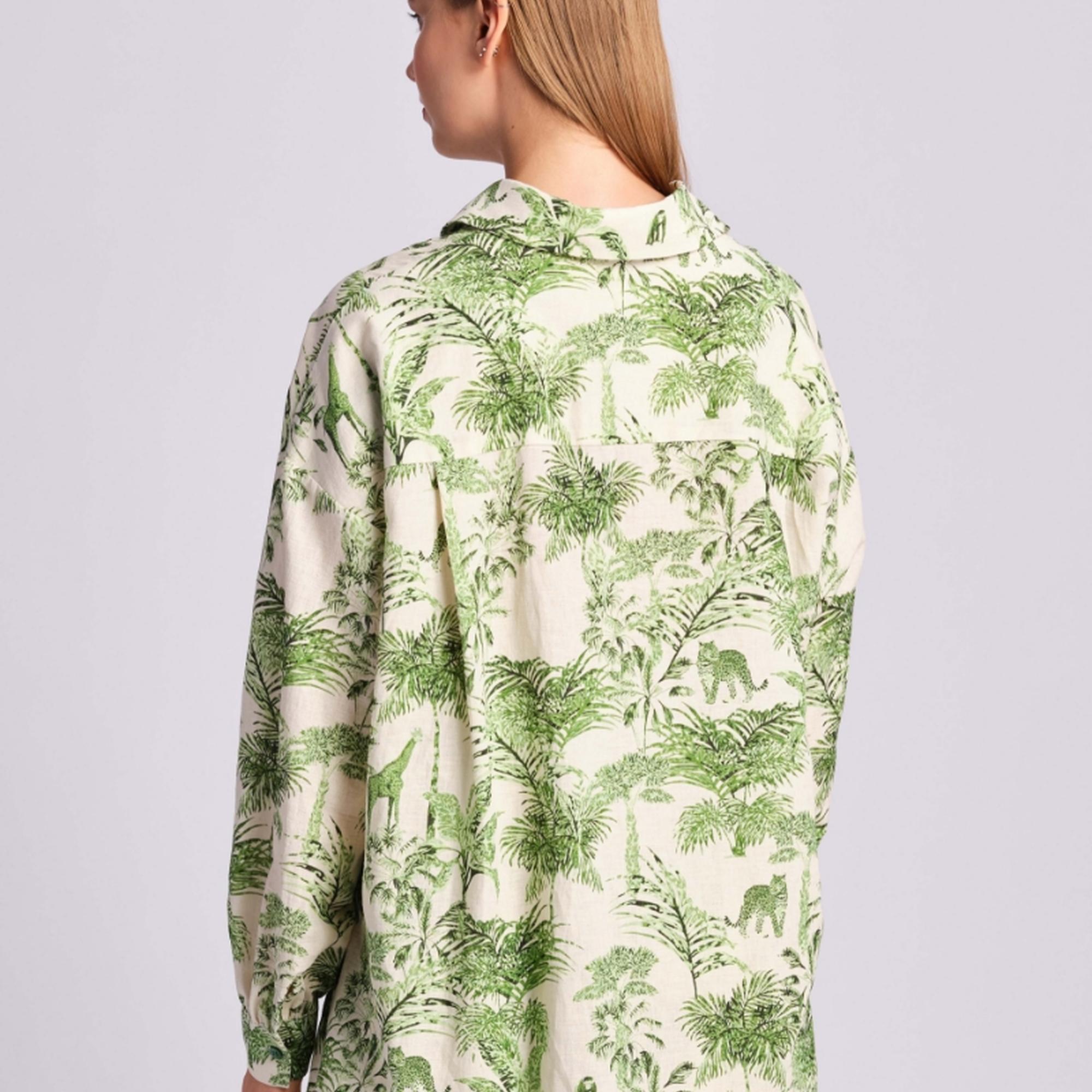 Yeşil Kadın Gömlek