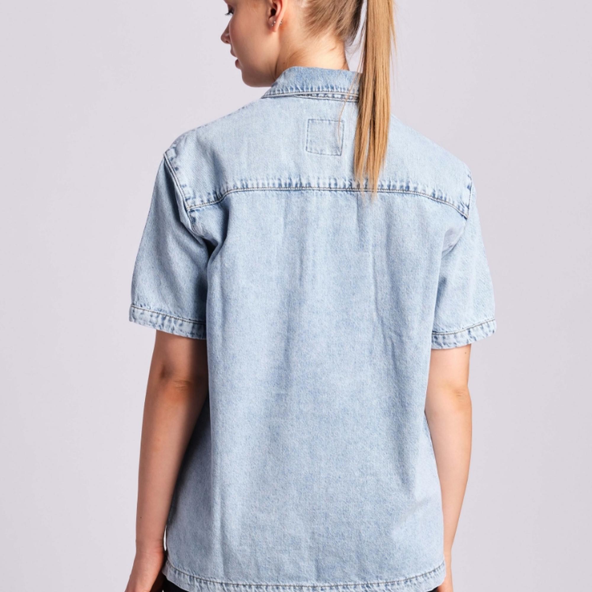 Açık Mavi Kadın Gömlek