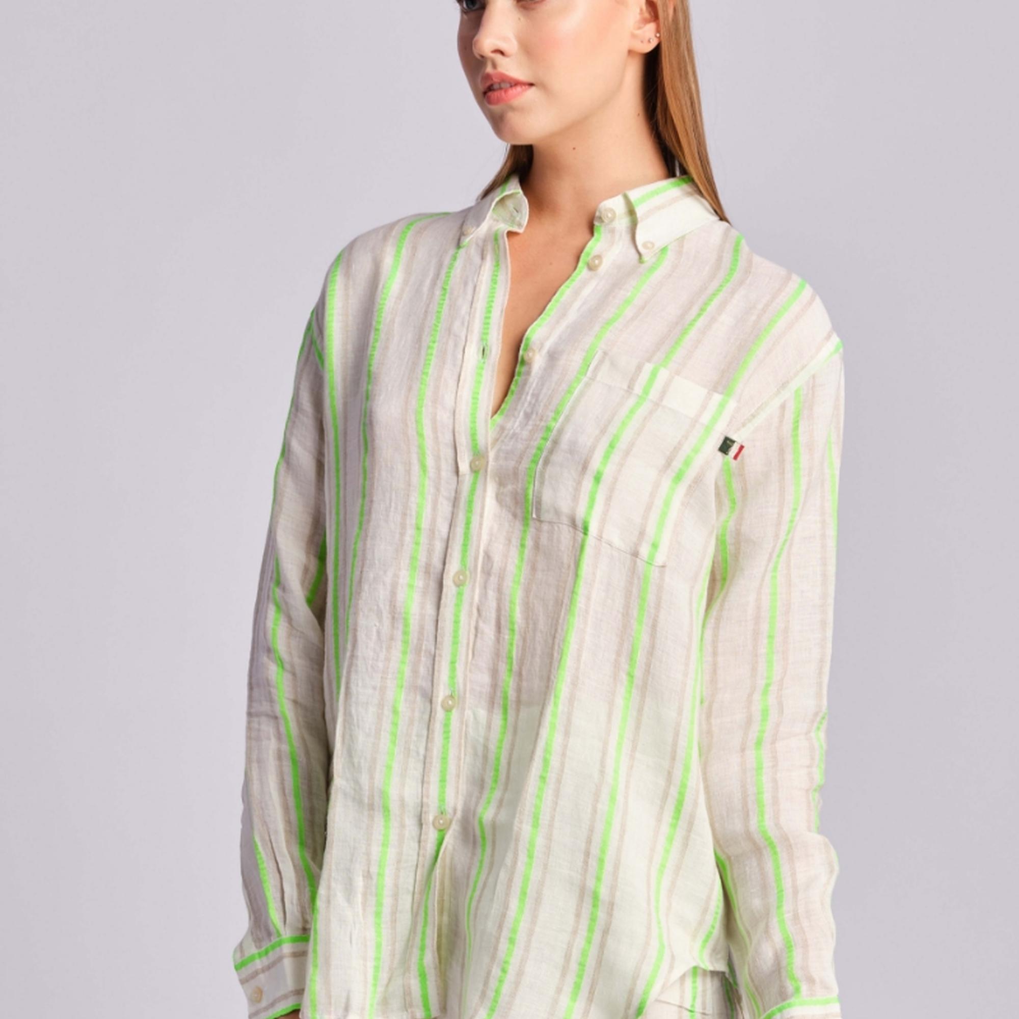 Yeşil Kadın Gömlek