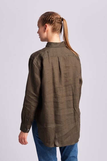  Yeşil Kadın Gömlek