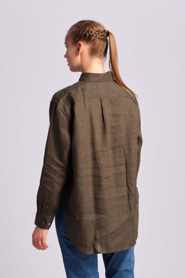  Yeşil Kadın Gömlek