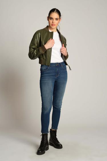  Koyu Mavi Kadın Pantolon