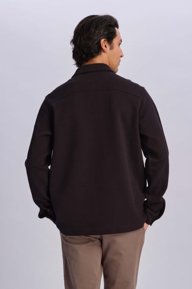  Kahverengi Erkek Gömlek Ceket