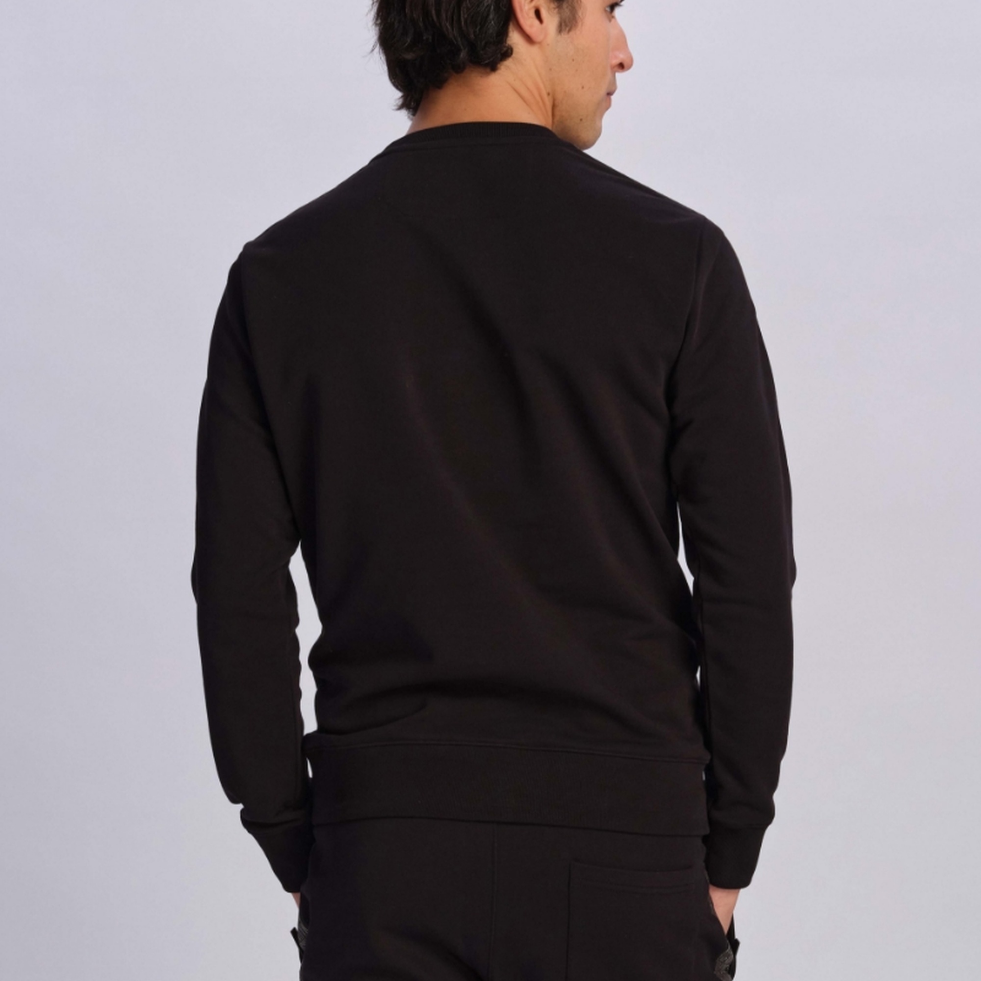 Siyah Erkek Sweatshirt