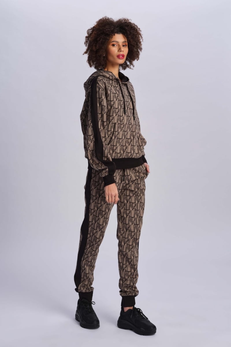  Siyah Kadın Eşofman Altı