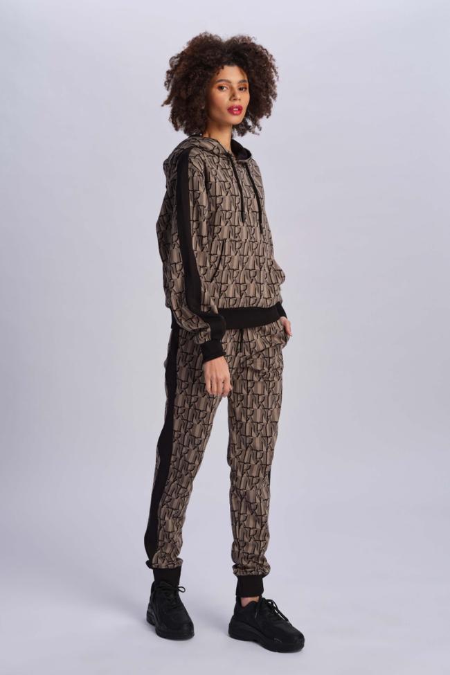  Siyah Kadın Eşofman Altı