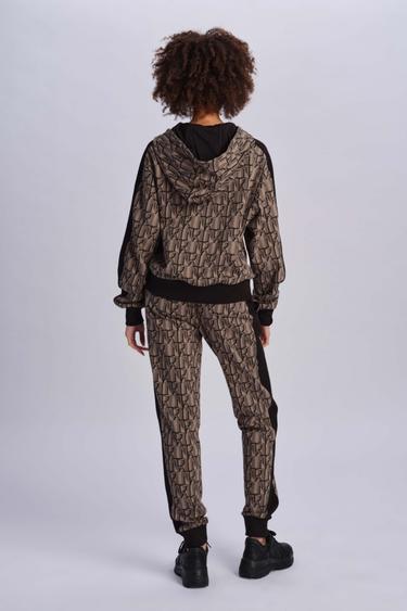  Siyah Kadın Eşofman Altı