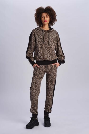  Siyah Kadın Eşofman Altı