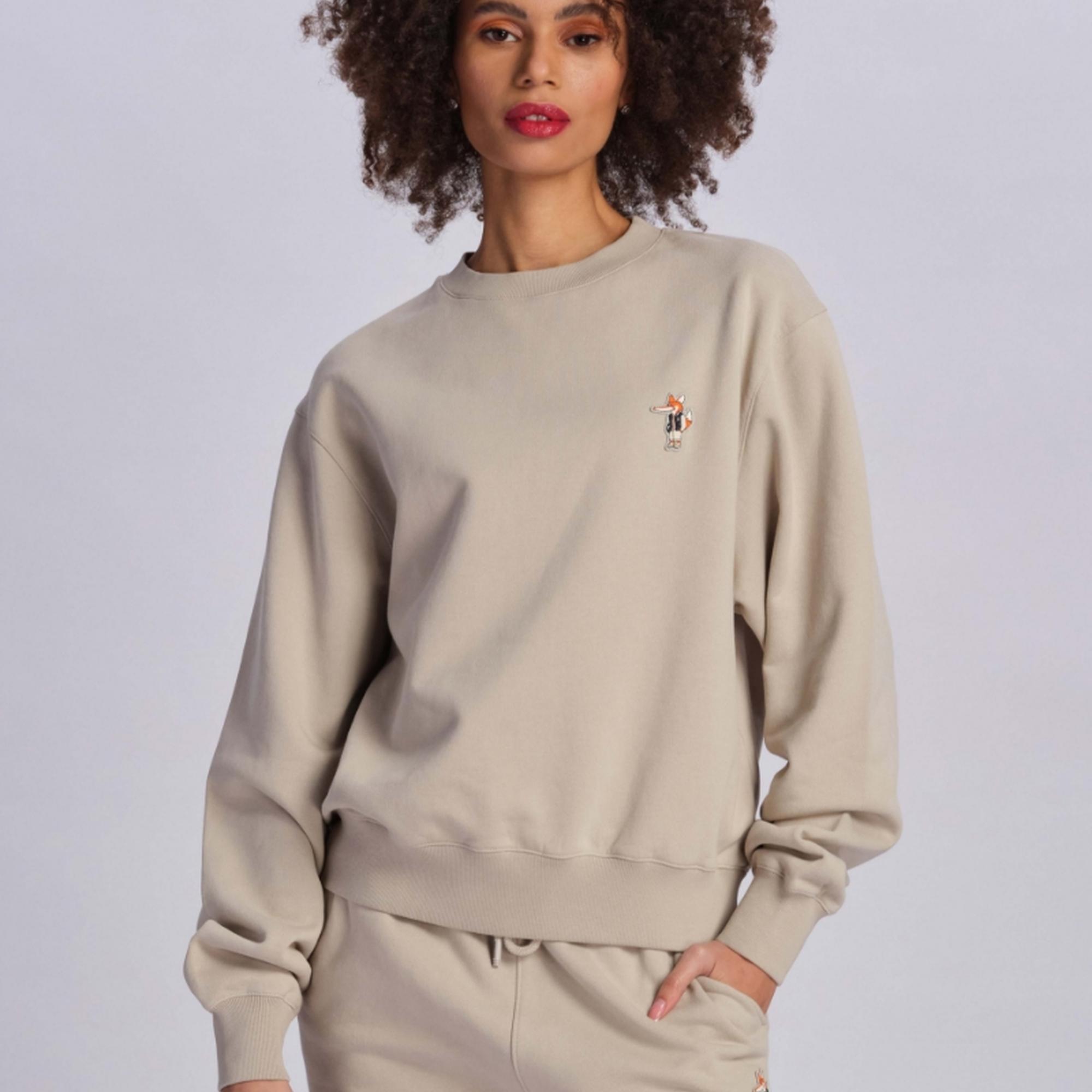 Krem Kadın Sweatshirt