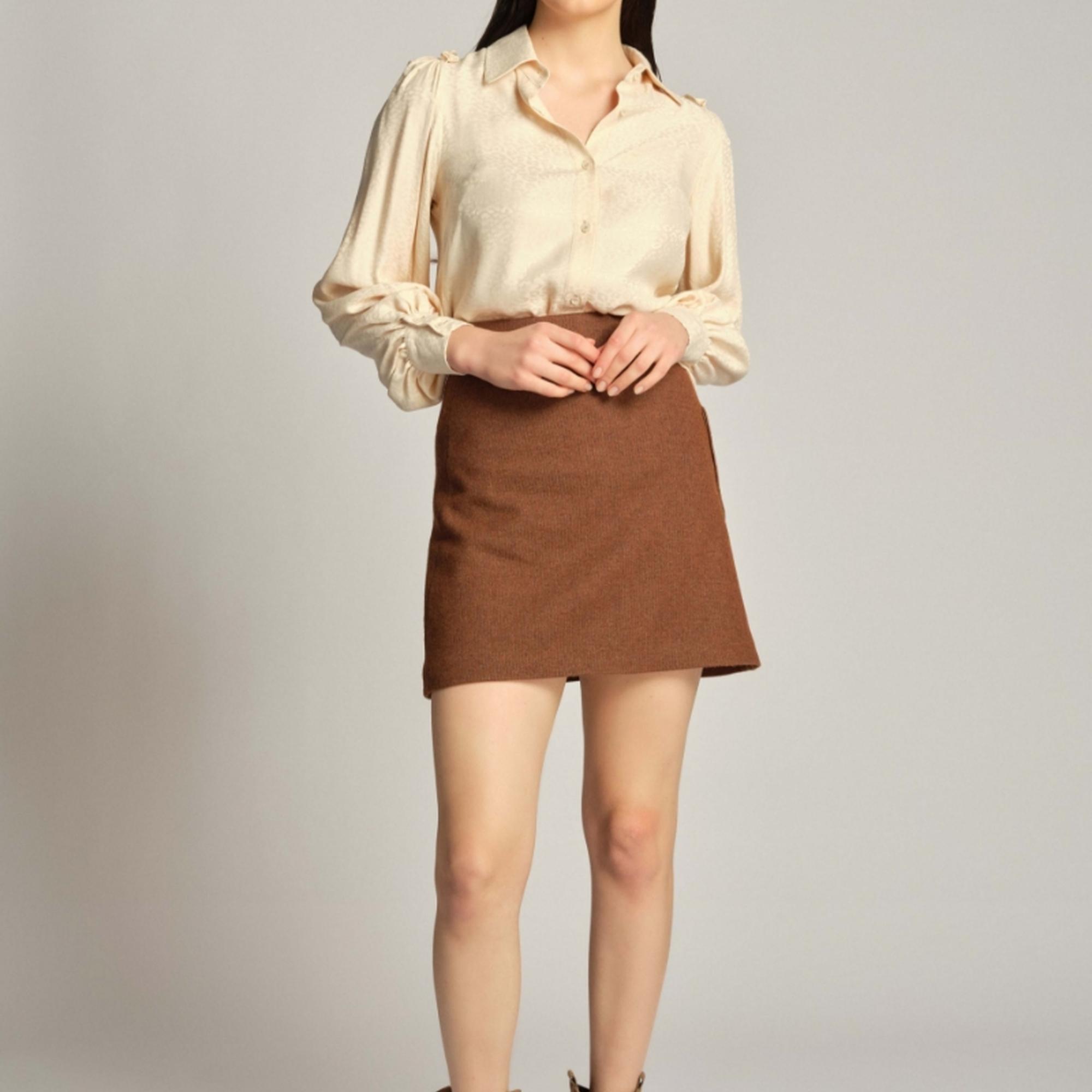 Kahverengi Kadın Etek