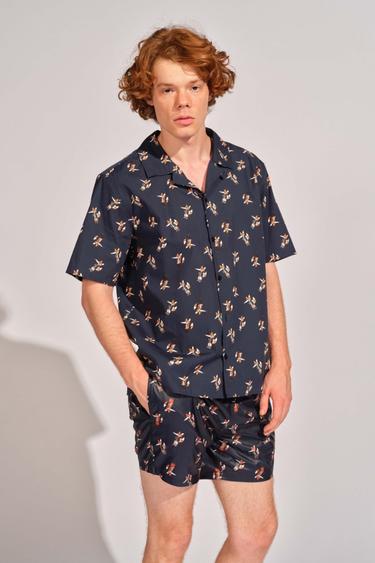  Lacivert Erkek Deniz Şortu