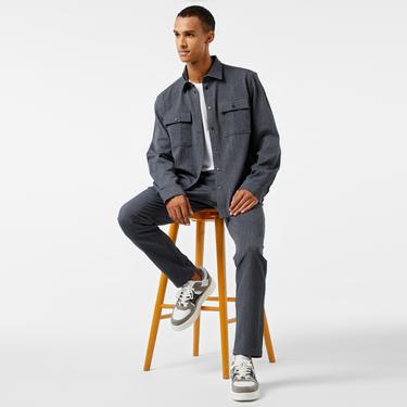  Nautica Erkek Gri Regular Fit Gömlek