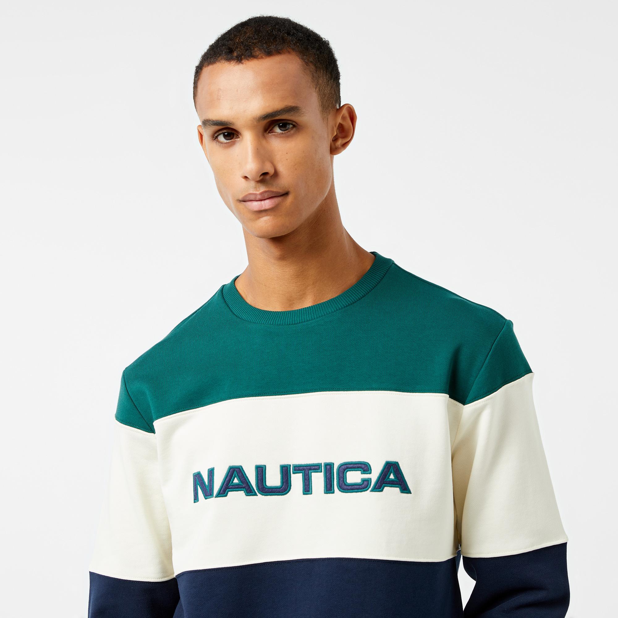 Nautica Erkek Yeşil Regular Fit Sweatshirt
