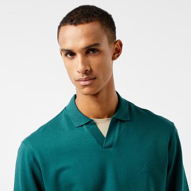  Nautica Erkek Yeşil Uzun Kollu Polo