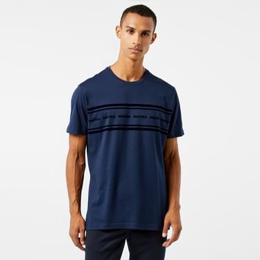  Nautica Erkek Lacivert Kısa Kollu Classic Fit T-Shirt