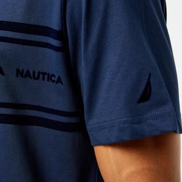  Nautica Erkek Lacivert Kısa Kollu Classic Fit T-Shirt