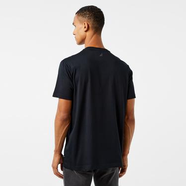 Nautica Erkek Siyah Kısa Kollu Regular Fit T-Shirt