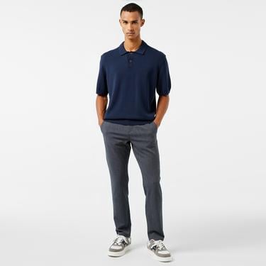  Nautica Erkek Lacivert Classic Fit Kısa Kollu Triko