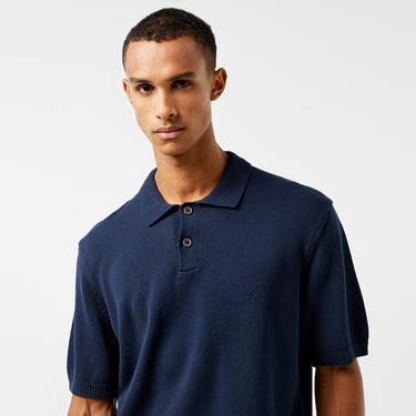  Nautica Erkek Lacivert Classic Fit Kısa Kollu Triko