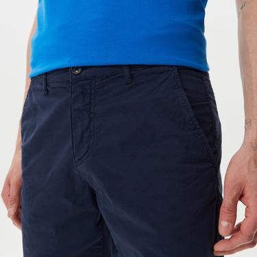  Nautica Erkek Lacivert Slim Fit Baskılı Bermuda