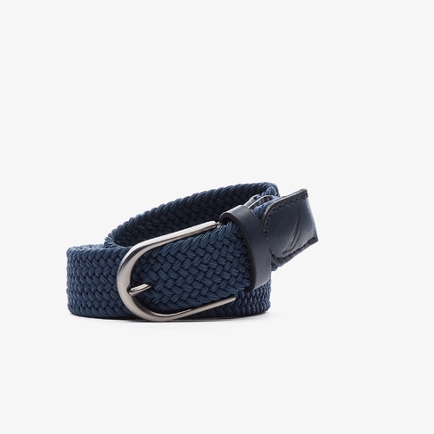  Nautica Erkek Lacivert Örgü Kemer