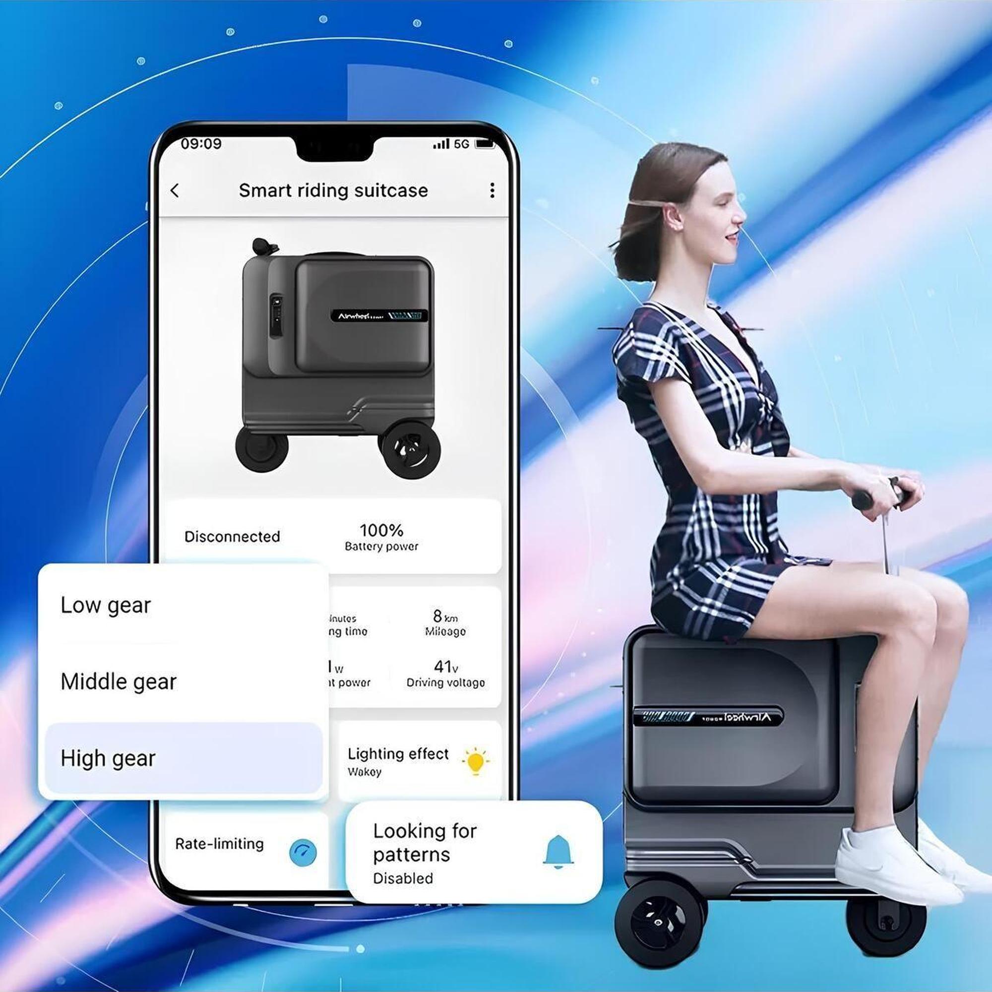 Airwheel SE3T Elektrikli Binilebilir Scooter Valiz