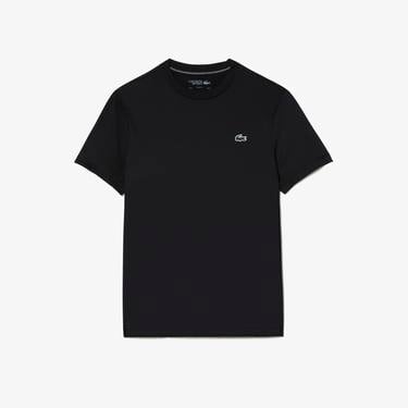 Lacoste SPORT Slim Fit Bisiklet Yaka Erkek Siyah T-Shirt