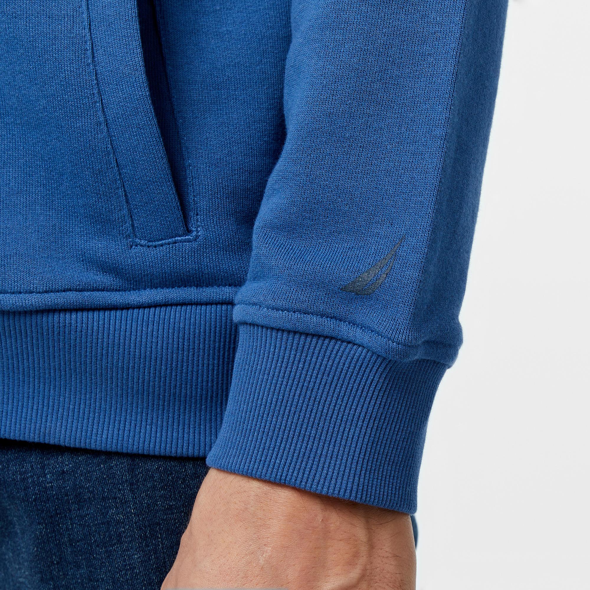 Nautica Erkek Mavi Standart Fit Sweatshirt