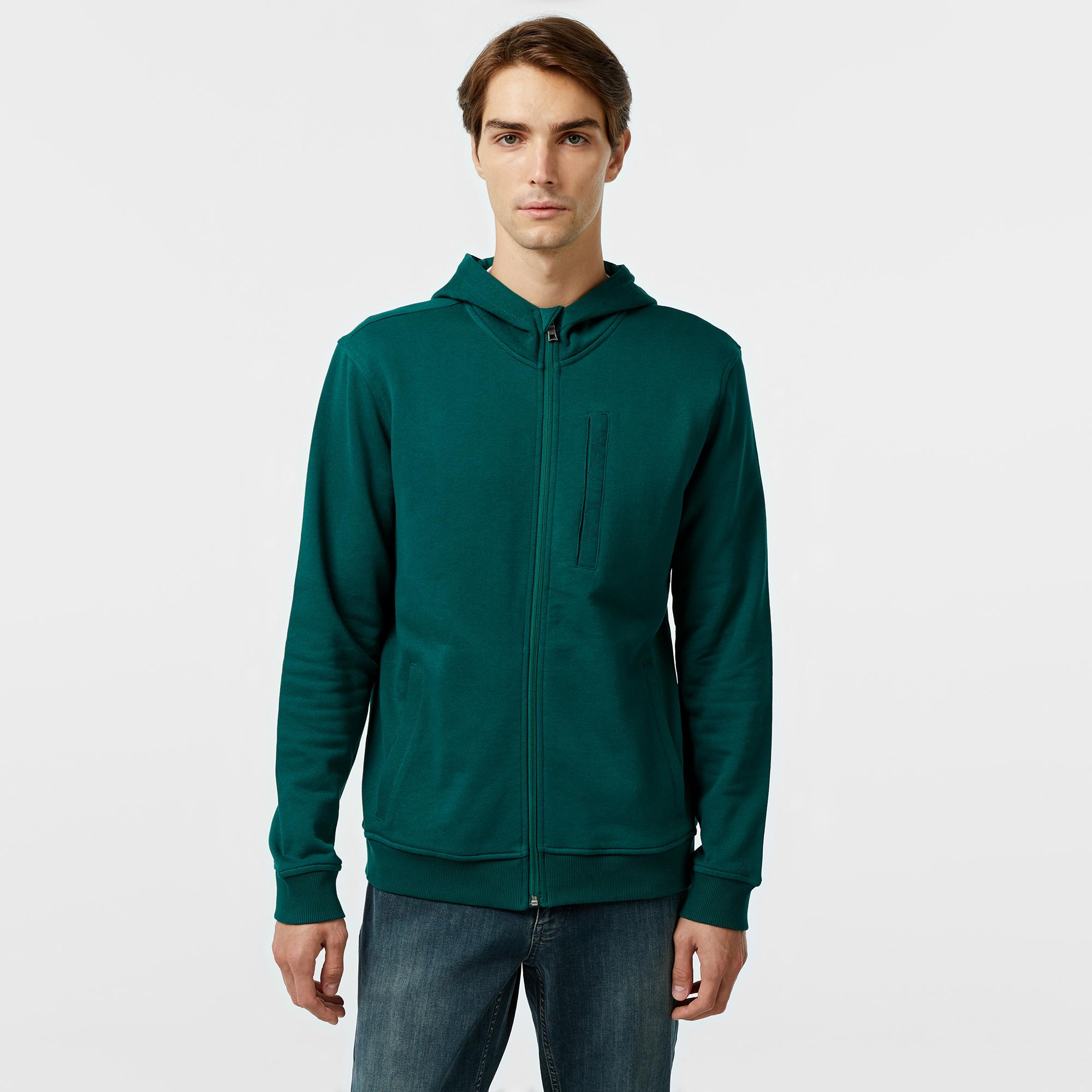 Nautica Erkek Yeşil Standart Fit Sweatshirt