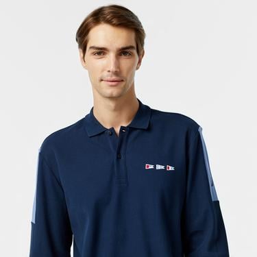  Nautica Erkek Lacivert Uzun Kollu Polo