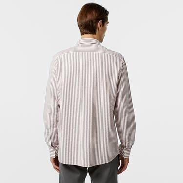  Nautica Erkek Bordo Classic Fit Gömlek