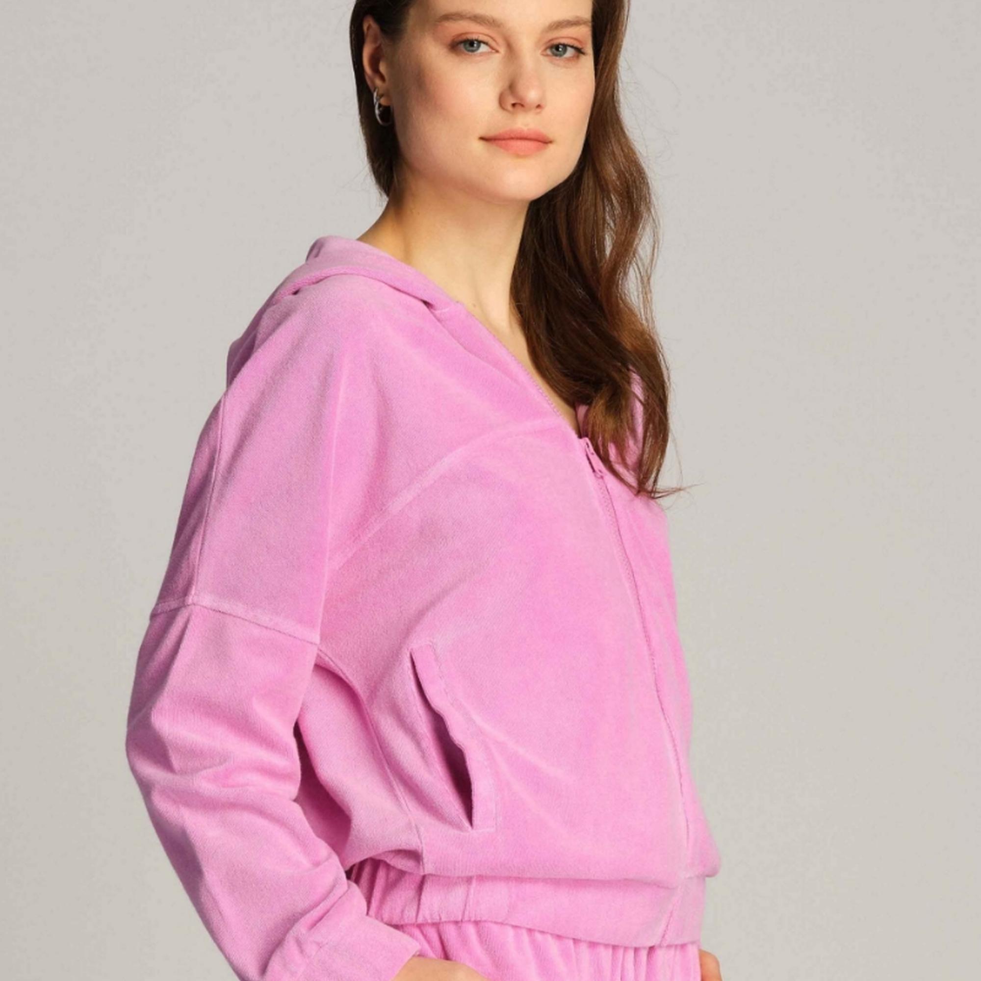 Kadın Spor Ceket 22094 113 - Smoky grape